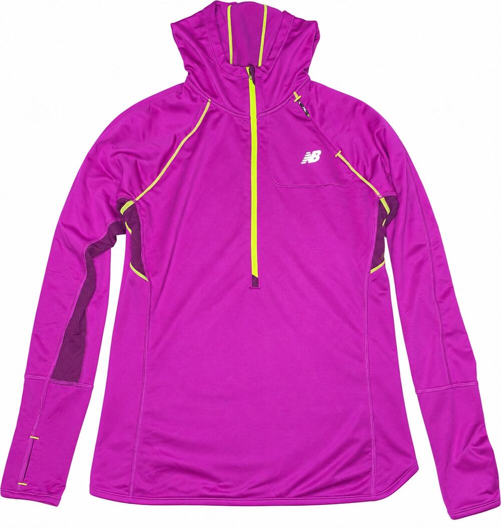 New Balance Impact Hoodie Women’s Running 1/2 Zip Jacket Athletic Y2K